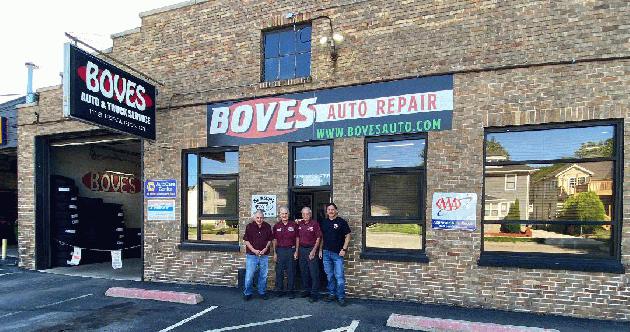 Bove's Auto Repair building on Ferguson Street